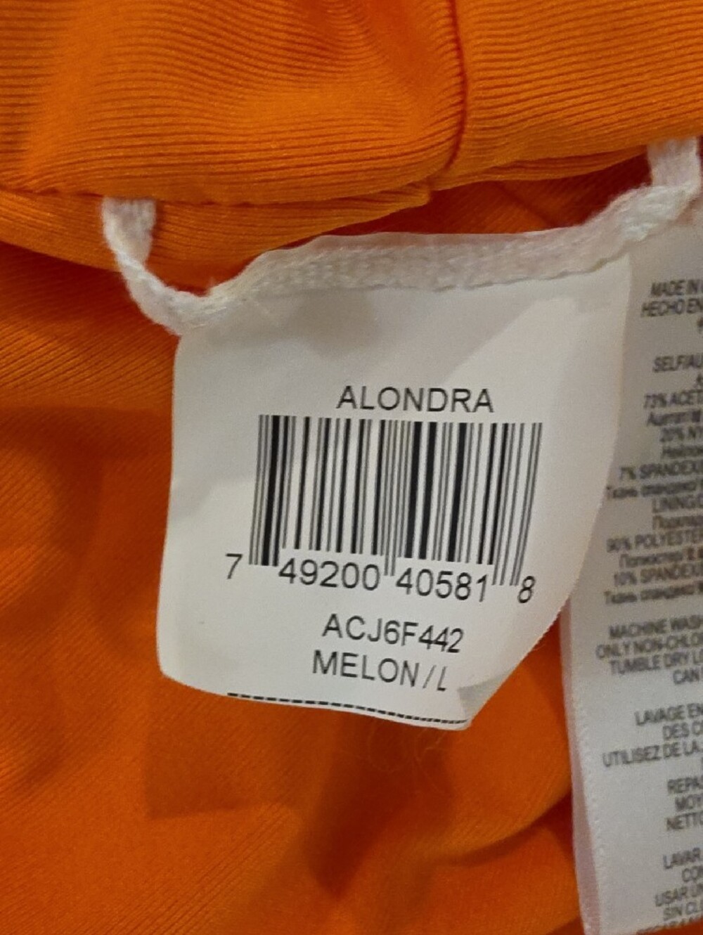 BCBGMaxAzria Orange Draped Mini Dress size L new with tags - Picture 11 of 12